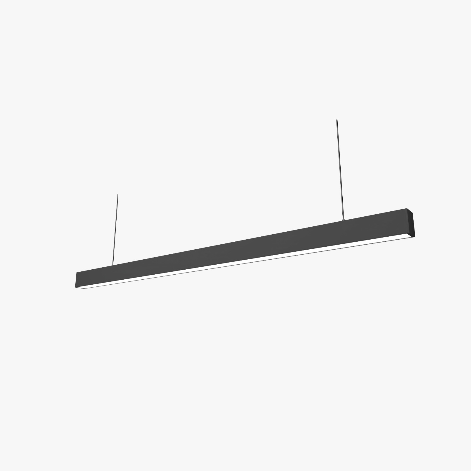 Led Linear Lamp 150cm, 48w, 5280 Lumen (110lm/w), Zwartkleurige behuizing, Koppelbaar, 3 Jaar Garantie, foto 3 van 6