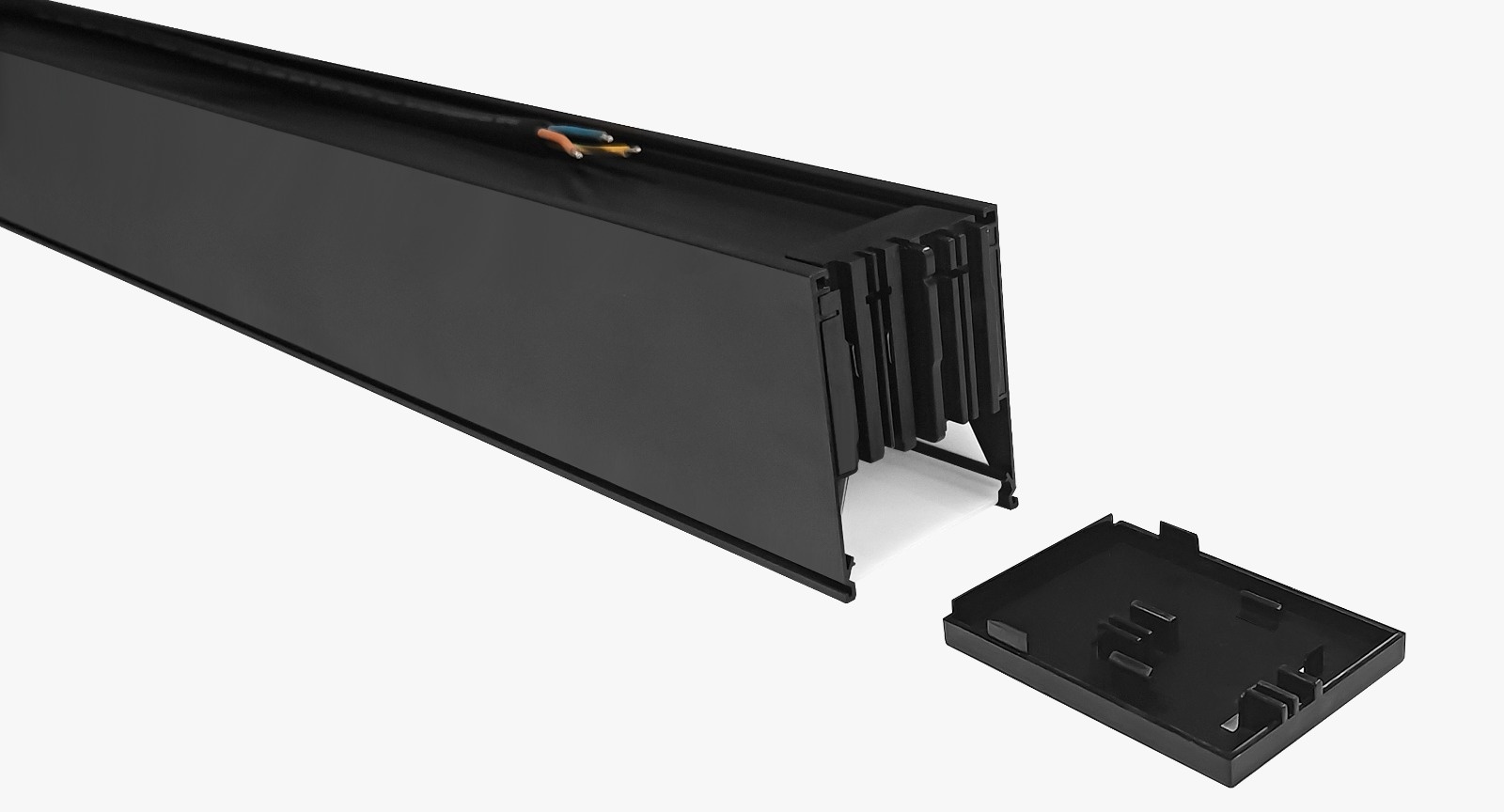 Led Linear Lamp 150cm, 48w, 5280 Lumen (110lm/w), Zwartkleurige behuizing, Koppelbaar, 3 Jaar Garantie, foto 5 van 6