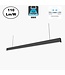 Led Linear Lamp 150cm, 48w, 5280 Lumen (110lm/w), Zwartkleurige behuizing, Koppelbaar, 3 Jaar Garantie