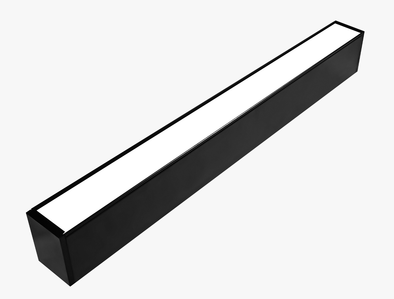 Led Linear Lamp 150cm, 48w, 5280 Lumen (110lm/w), Zwartkleurige behuizing, Koppelbaar, 3 Jaar Garantie, foto 6 van 6