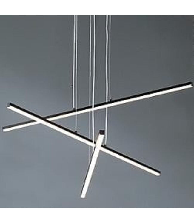 Led Linear Lamp 150cm, 48w, 5280 Lumen (110lm/w), Zwartkleurige behuizing, Koppelbaar, 3 Jaar Garantie