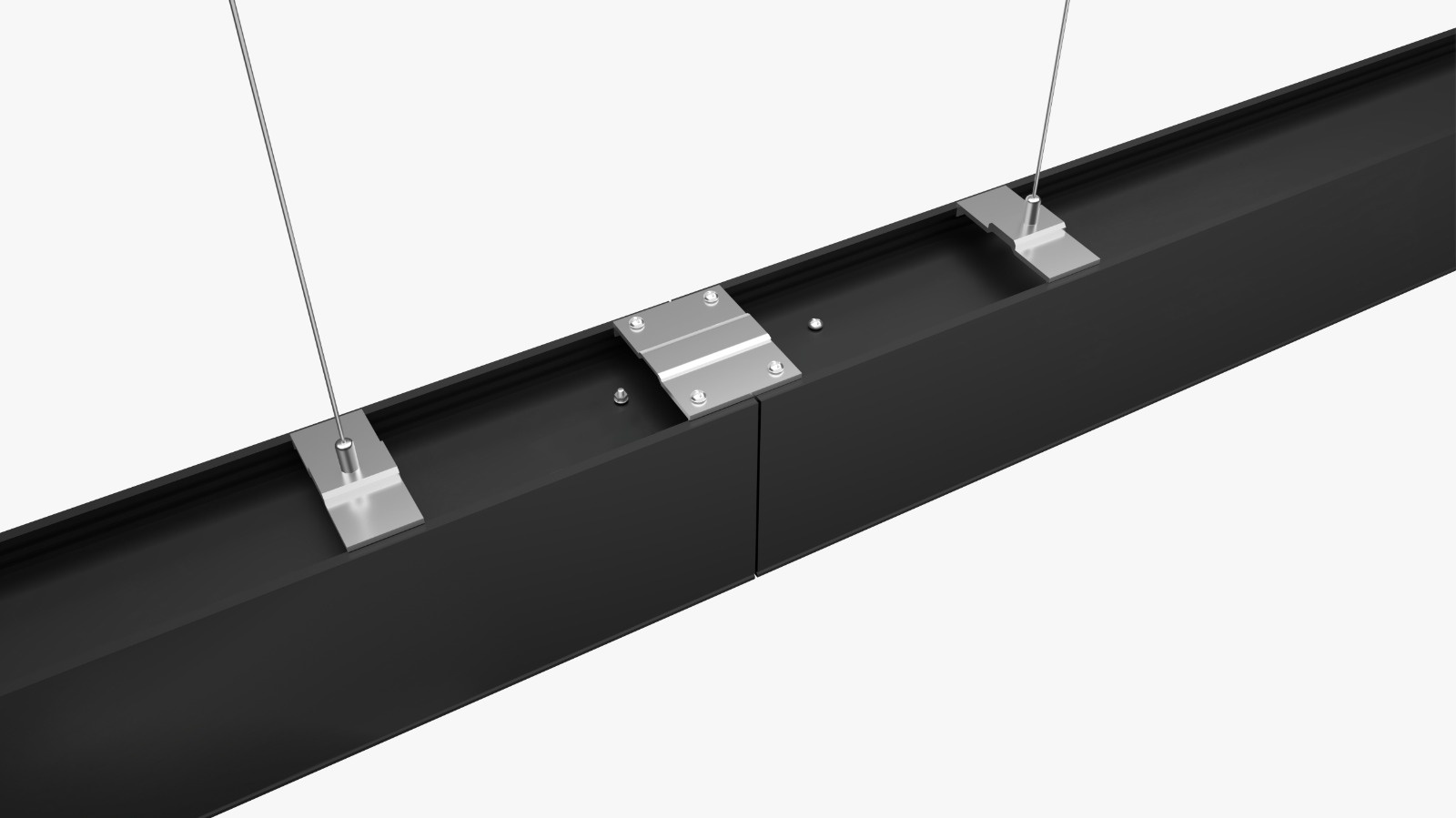 Led Linear Lamp 120cm, 36w, 3960 Lumen (110lm/w), Zwartkleurige behuizing, Koppelbaar, 3 Jaar Garantie, foto 6 van 6