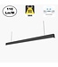 Led Linear Lamp 120cm, 36w, 3960 Lumen (110lm/w), Zwartkleurige behuizing, Koppelbaar, 3 Jaar Garantie
