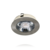 LED Meubelspot / Inbouw spot 3W, 2700K Warm Wit, 240 Lumen, 12VDC, IP44, Gatmaat 55mm, Staalkleurig, 2 Jaar Garantie