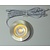 LED Meubelspot / Inbouw spot 3W, 2700K Warm Wit, 240 Lumen, 12VDC, IP44, Gatmaat 55mm, Staalkleurig, 2 Jaar Garantie