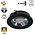 LED Meubelspot / Inbouw spot 3W, 2700K Warm Wit, 240 Lumen, 12VDC, IP44, Gatmaat 55mm, Zwartkleurig, 2 Jaar Garantie