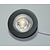 LED Meubelspot / Inbouw spot 3W, 2700K Warm Wit, 240 Lumen, 12VDC, IP44, Gatmaat 55mm, Zwartkleurig, 2 Jaar Garantie