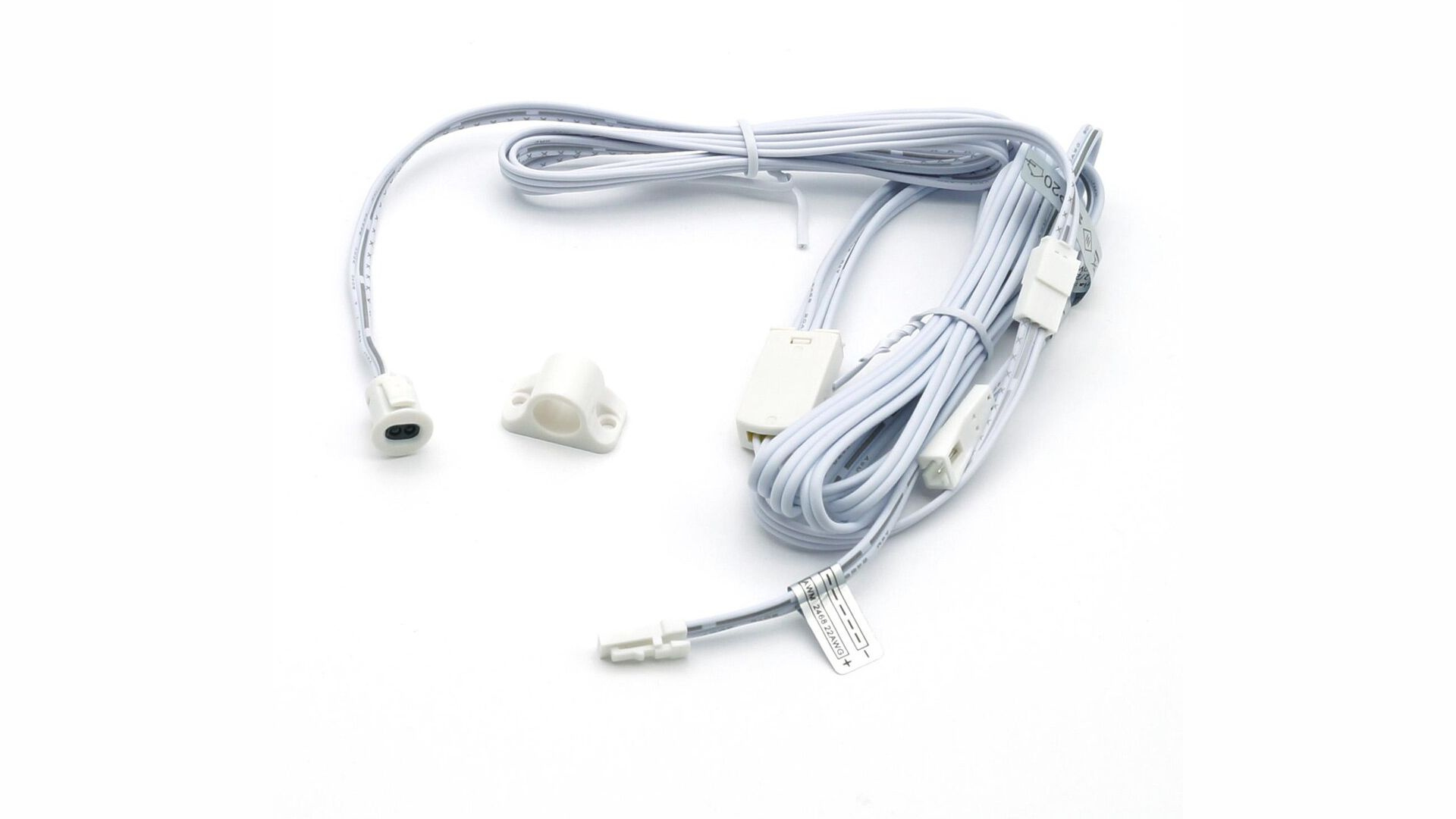 Kastdeur Sensor Wit Enkel voor LED strip en LED spots, 12vDc - 60W / 24vDc - 100W, foto 3 van 3