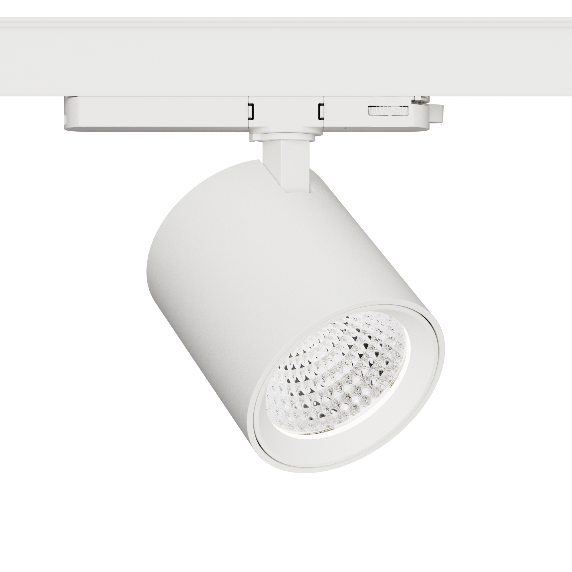 PRIME 3 Fase LED Rail Spot met Wattage switch: 6-20W, CCT-Switch, 620 tot 1950 lumen, CRI>90, Witte Behuizing , 5 Jaar Garantie, foto 3 van 6