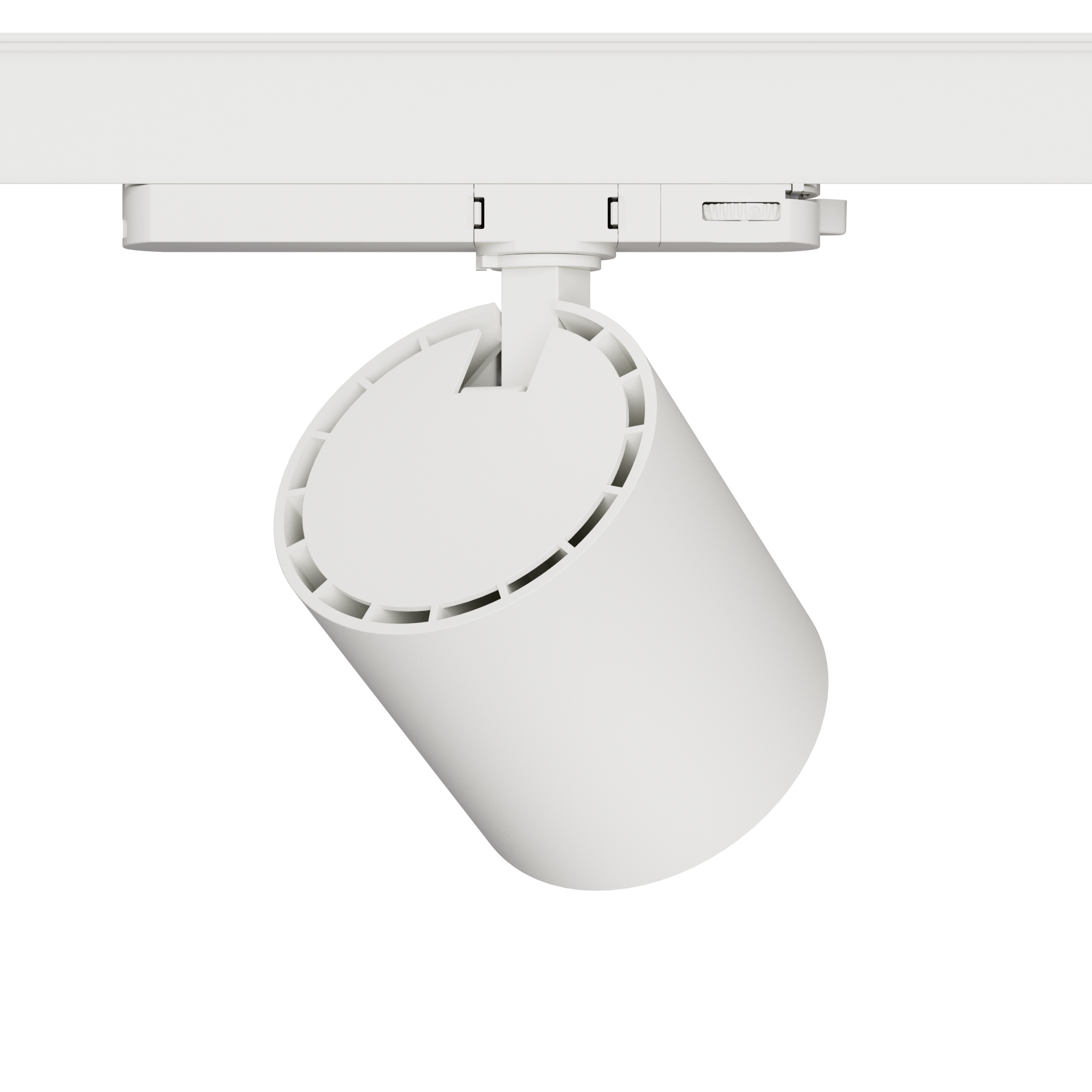 PRIME 3 Fase LED Rail Spot met Wattage switch: 6-20W, CCT-Switch, 620 tot 1950 lumen, CRI>90, Witte Behuizing , 5 Jaar Garantie, foto 4 van 6