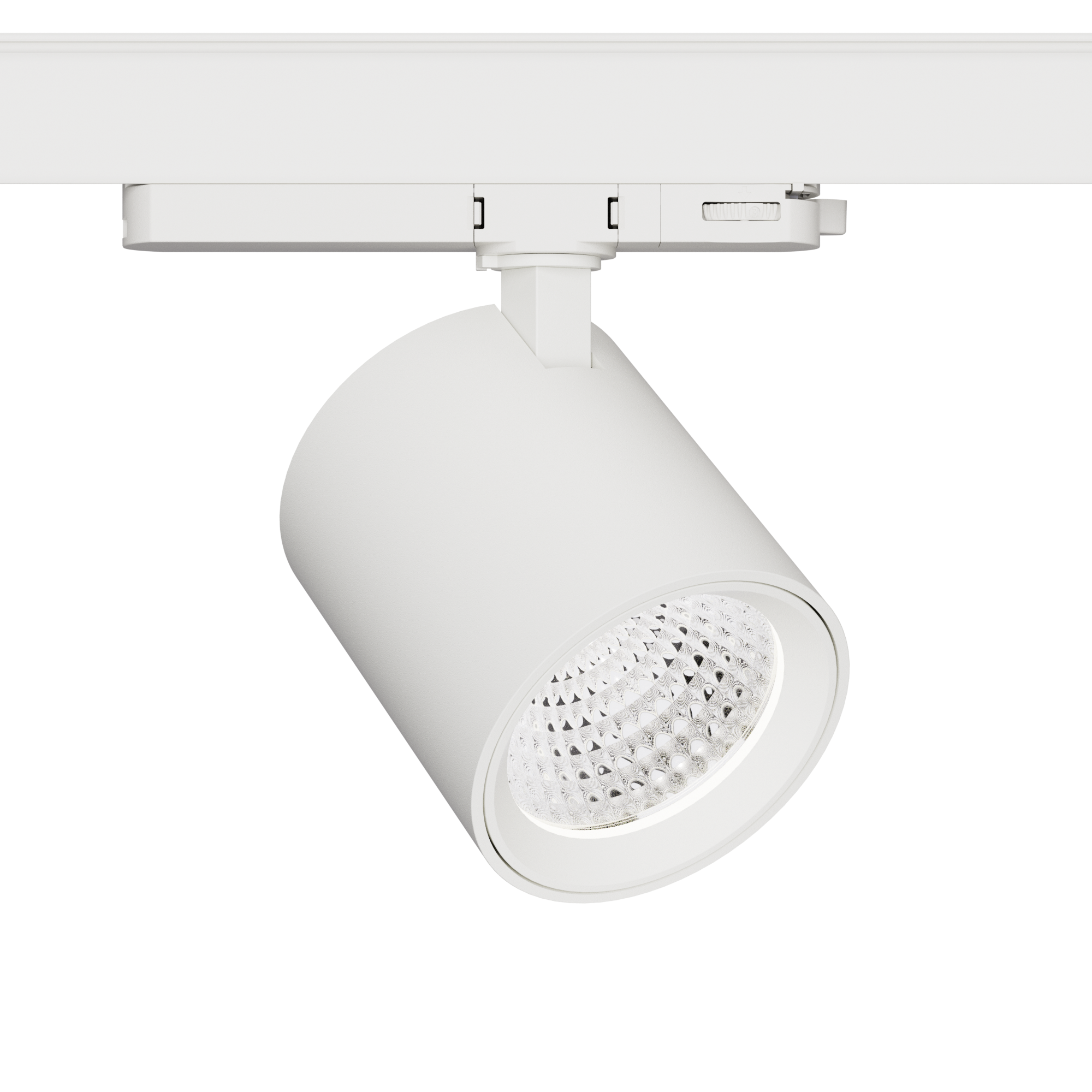 PRIME 3 Fase LED Rail Spot met Wattage switch: 12-42W, CCT-Switch, 1290 tot 4090 lumen, CRI>90, Witte Behuizing , 5 Jaar Garantie, foto 3 van 6