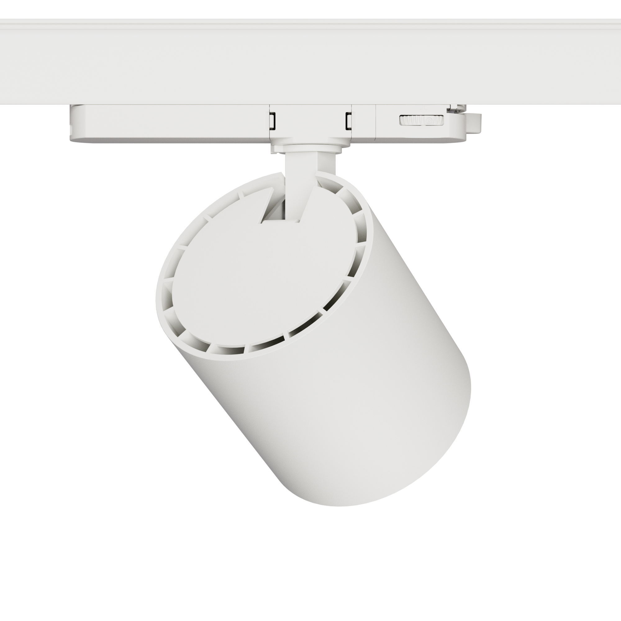 PRIME 3 Fase LED Rail Spot met Wattage switch: 12-42W, CCT-Switch, 1290 tot 4090 lumen, CRI>90, Witte Behuizing , 5 Jaar Garantie, foto 4 van 6