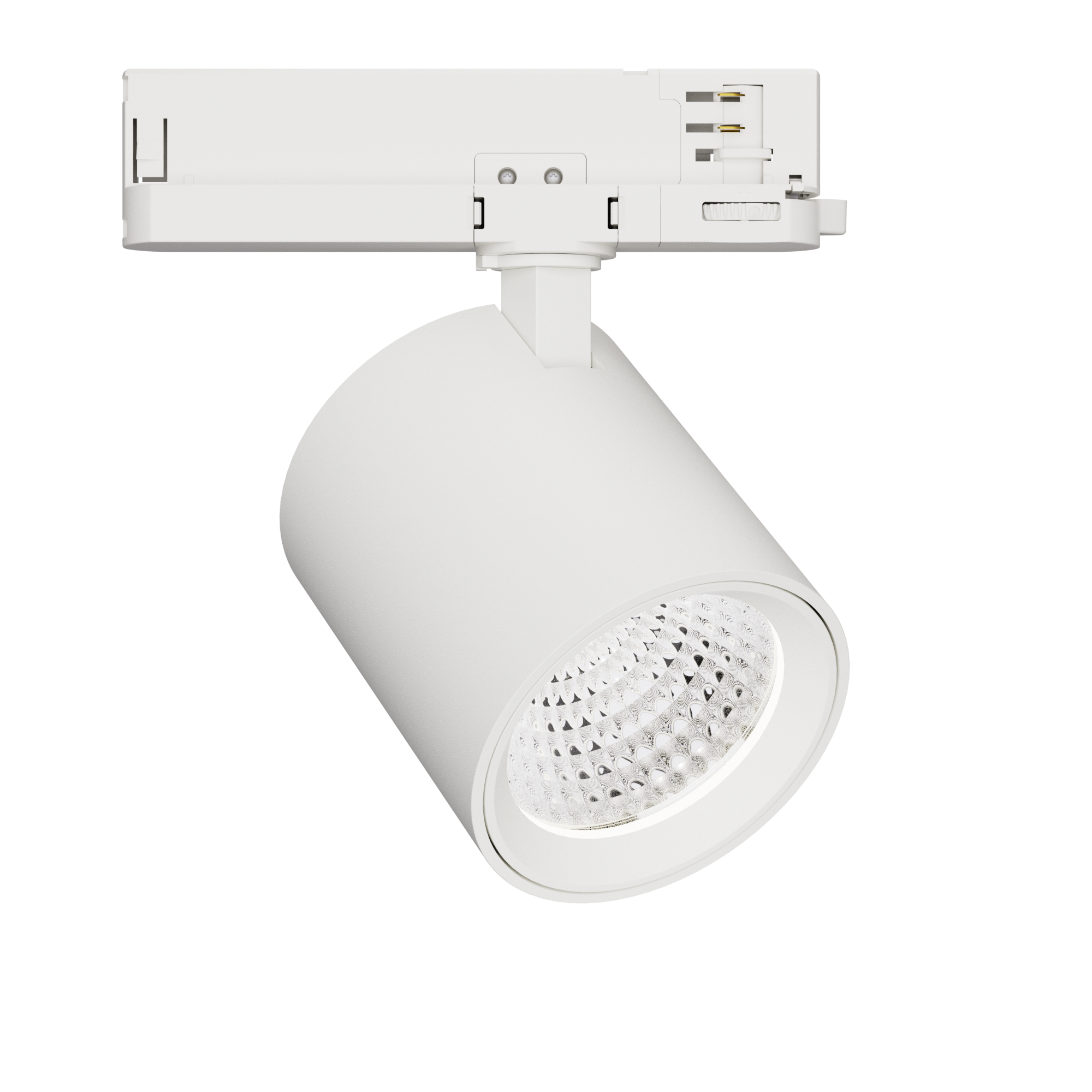 PRIME 3 Fase LED Rail Spot met Wattage switch: 12-42W, CCT-Switch, 1290 tot 4090 lumen, CRI>90, Witte Behuizing , 5 Jaar Garantie, foto 5 van 6