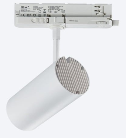 PRIME 3 Fase LED Rail Spot Koker met Wattage switch: 14-29W, CCT-Switch, 1240 tot 3195 lumen, CRI>90, Witte Behuizing , 5 Jaar Garantie, foto 5 van 6