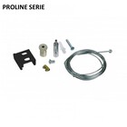 Proline Serie - 3 Fase Rail Ophangset met Plafondbeslag - Zwart - 70cm - Set van 2 Stuks