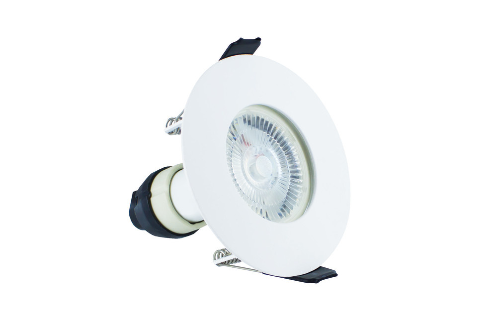 Led Spot Armatuur wit , IP65 waterbestendig, Gatmaat 70mm, incl. GU10 Fitting, foto 5 van 5