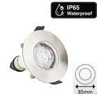 Led Spot Armatuur Staal , IP65 waterbestendig, Gatmaat 70mm, Incl. GU10 Fitting