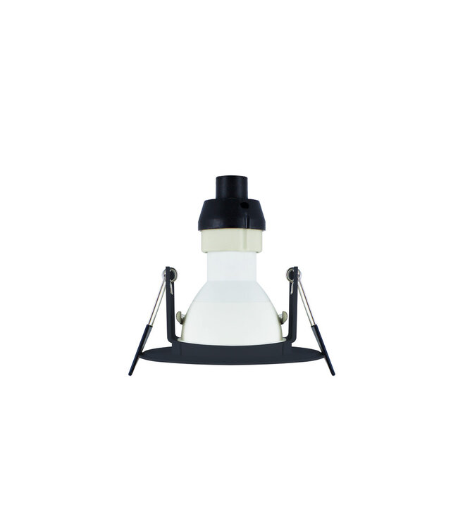 Led Spot Armatuur Zwart , IP65 waterbestendig, Gatmaat 70mm, Incl. GU10 Fitting