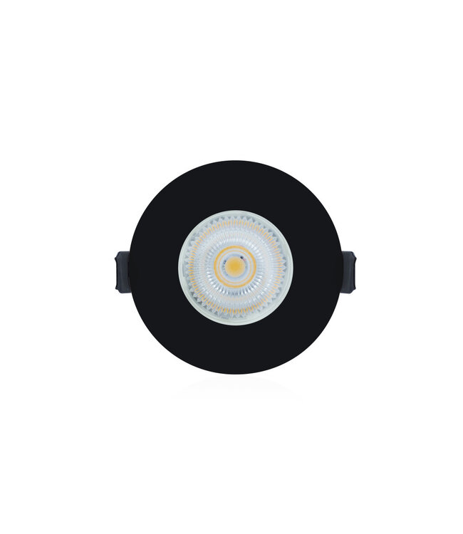Led Spot Armatuur Zwart , IP65 waterbestendig, Gatmaat 70mm, Incl. GU10 Fitting