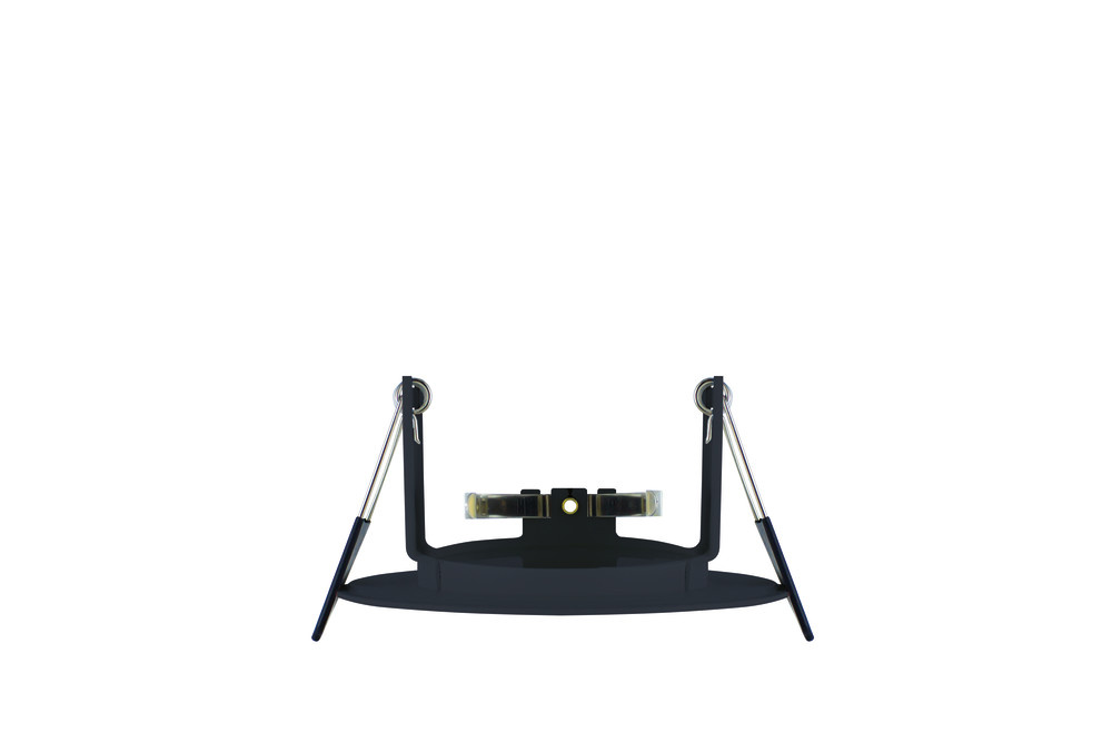 Led Spot Armatuur Zwart , IP65 waterbestendig, Gatmaat 70mm, Incl. GU10 Fitting, foto 5 van 6