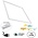 Frame LED Paneel 60x60cm, 32w, 3200 Lumen (100lm/w), Color Switch (3000/4000/6000K), Flikkervrije Philips LED Driver, Stekkerklaar, 3 / 5 Jaar Garantie