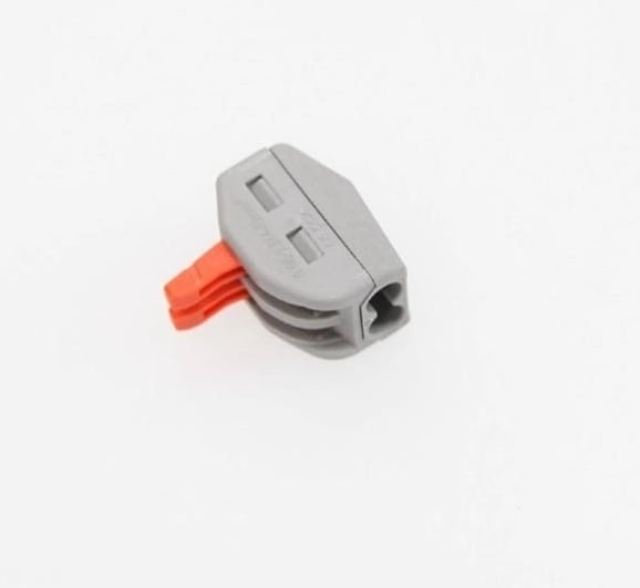 Snelkoppeling Lasklem 2-Vaks | 0.08-4 mm² | Grijs | 32A, foto 2 van 3