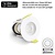Mini Led Spot Armatuur wit, IP65 waterbestendig, Gatmaat 43mm, incl. GU10 Fitting