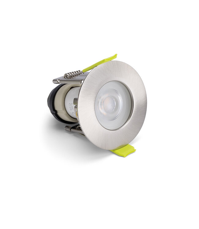 Mini Led Spot Armatuur Staal, IP65 waterbestendig, Gatmaat 43mm, incl. GU10 Fitting