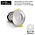 Mini Led Spot Armatuur Staal, IP65 waterbestendig, Gatmaat 43mm, incl. GU10 Fitting