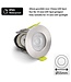 Mini Led Spot Armatuur Staal, IP65 waterbestendig, Gatmaat 43mm, incl. GU10 Fitting
