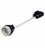 Mini Led Spot Armatuur Staal, IP65 waterbestendig, Gatmaat 43mm, incl. GU10 Fitting