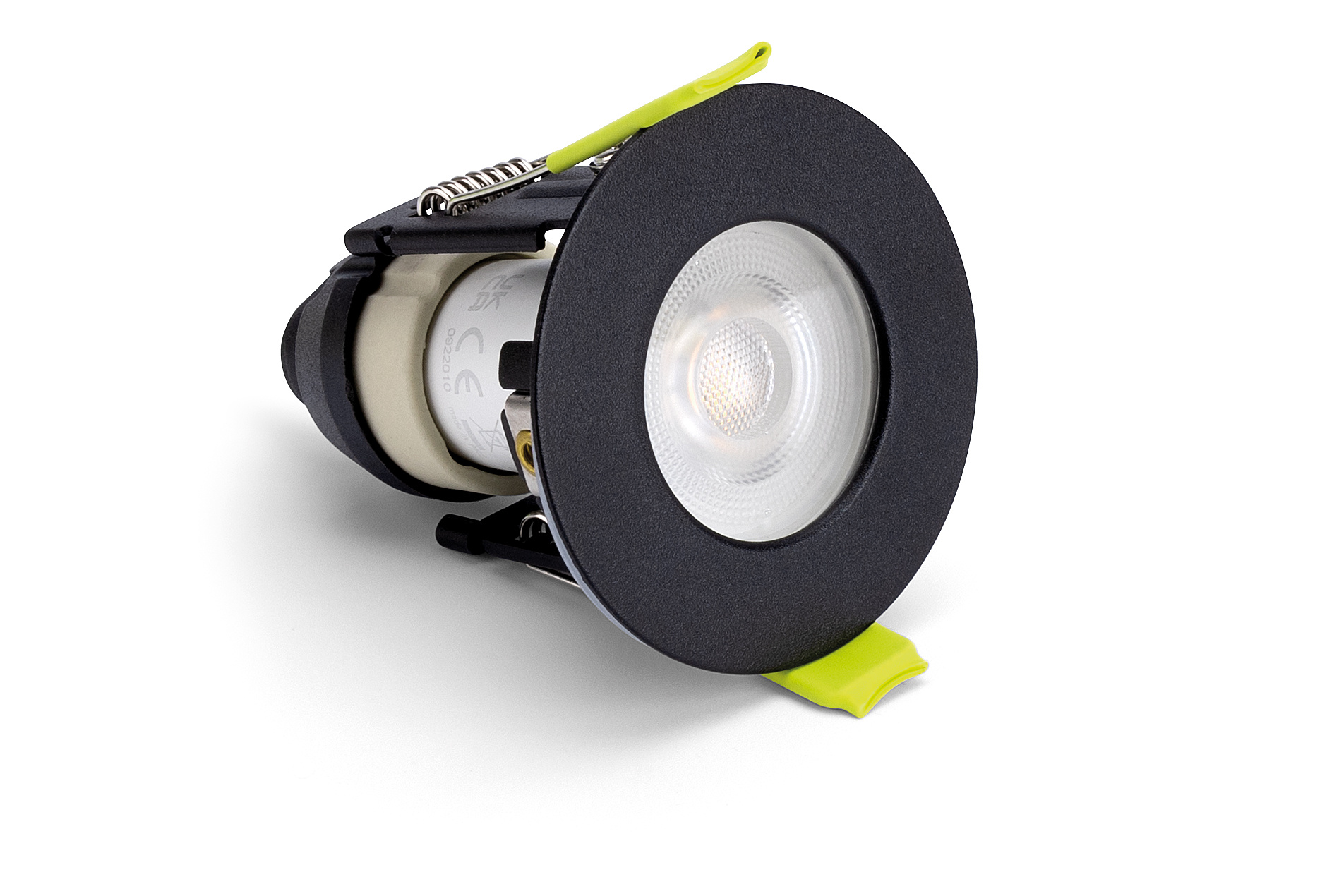 Mini Led Spot Armatuur Zwart, IP65 waterbestendig, Gatmaat 43mm, incl. GU10 Fitting, foto 2 van 5