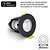 Mini Led Spot Armatuur Zwart, IP65 waterbestendig, Gatmaat 43mm, incl. GU10 Fitting