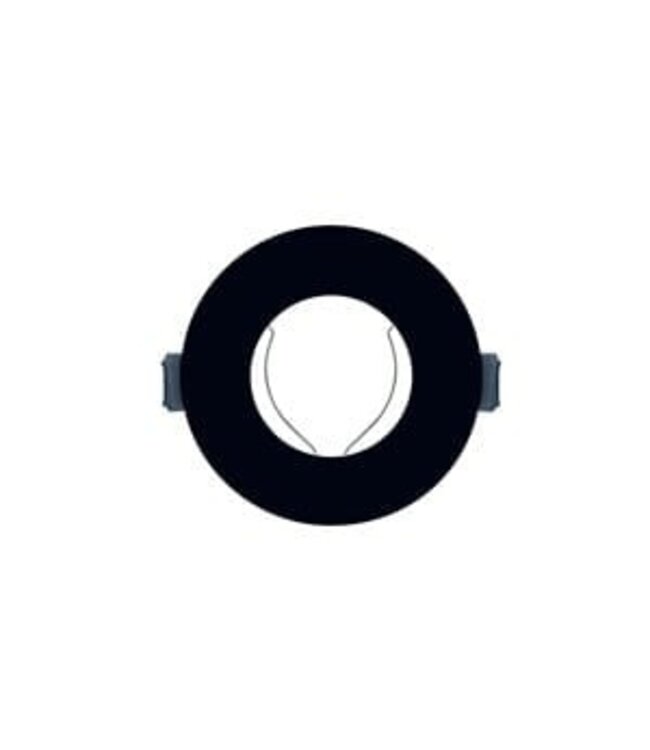 Mini Led Spot Armatuur Zwart, IP65 waterbestendig, Gatmaat 43mm, incl. GU10 Fitting