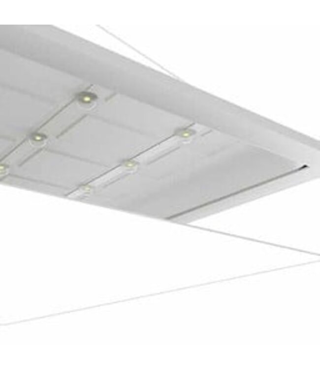 2 PACK - ECO Backlit LED Paneel 60x60cm, Smalle Rand, 40w, 4000 Lumen (100lm/w), Flikkervrije Driver, 2 Jaar Garantie