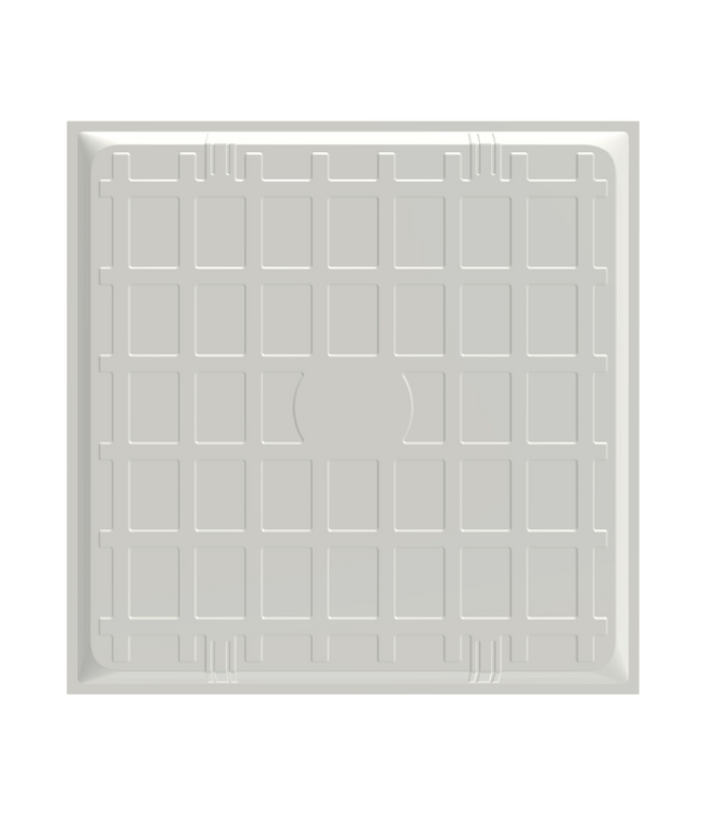 2 PACK - ECO Backlit LED Paneel 60x60cm, Smalle Rand, 40w, 4000 Lumen (100lm/w), Flikkervrije Driver, 2 Jaar Garantie