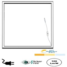 ECO Frame LED Paneel 60x60cm Zwart, 40w, 3500 Lumen (100lm/w), Color Switch (3000/4000/5000K), Flikkervrije Driver, Stekkerklaar, 2 Jaar Garantie
