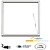 ECO Frame LED Paneel 60x60cm Zwart, 40w, 3500 Lumen (100lm/w), Color Switch (3000/4000/5000K), Flikkervrije Driver, Stekkerklaar, 2 Jaar Garantie
