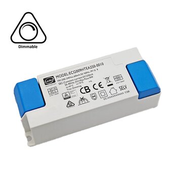 TRIAC LED Driver 10 Watt - 250 Ma- Output: 20-40vDC