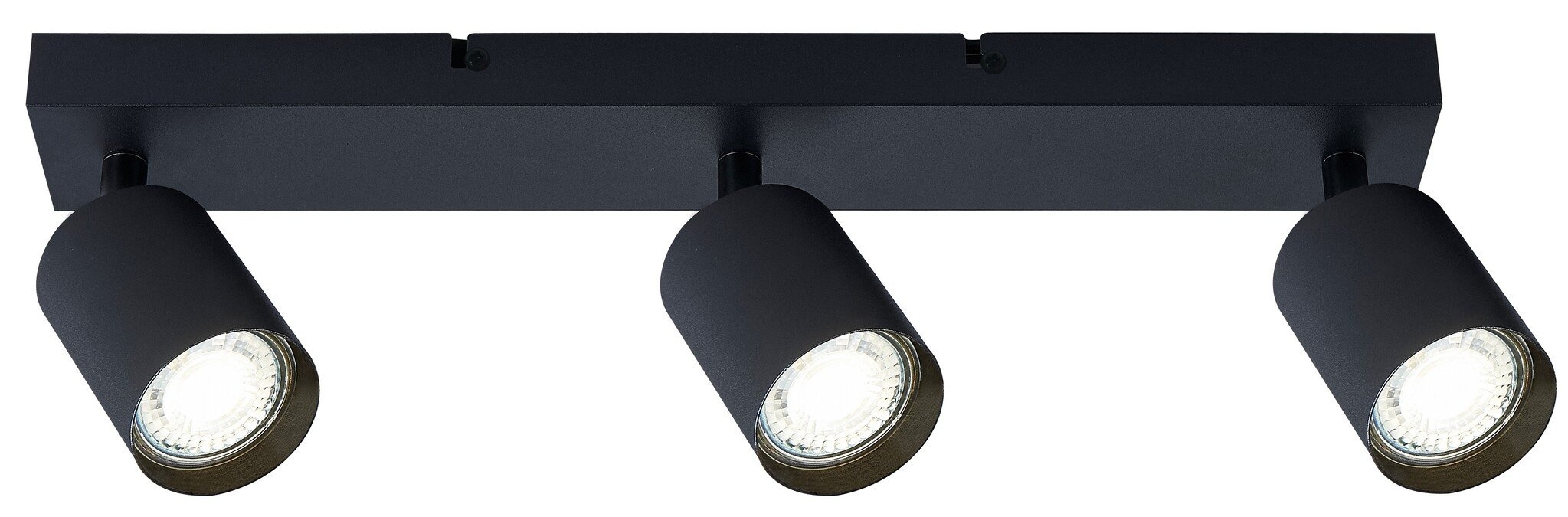 Opbouw Bar Spot Armatuur Zwart Siena - 3x GU10 (max 10 watt per spot) - IP20