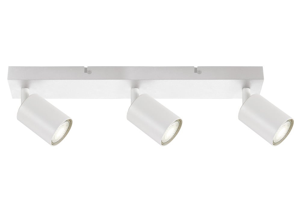 Opbouw Bar Spot Armatuur Wit Siena - 3x GU10 (max 10 watt per spot) - IP20