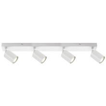 Opbouw Bar Spot Armatuur Wit Siena - 4x GU10 (max 10 watt per spot) - IP20