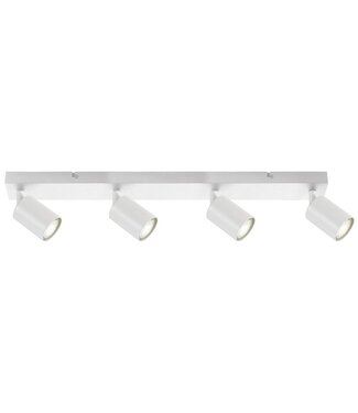 Opbouw Bar Spot Armatuur Wit Siena - 4x GU10 (max 10 watt per spot) - IP20