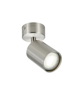 Opbouw Spot Satin Nickel Siena - 1x GU10 (max 10 watt) - IP20