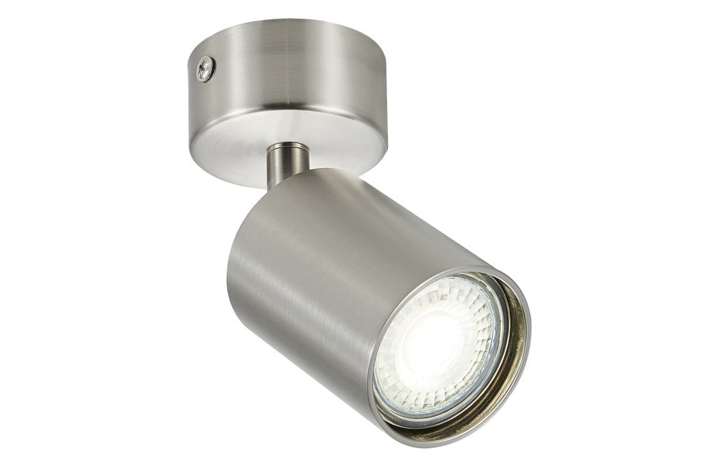 Opbouw Spot Satin Nickel Siena - 1x GU10 (max 10 watt) - IP20