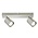 Opbouw Bar Spot Armatuur Satin Nickel Siena - 2x GU10 (max 10 watt per spot) - IP20
