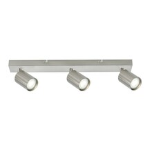 Opbouw Bar Spot Armatuur Satin Nickel Siena - 3x GU10 (max 10 watt per spot) - IP20