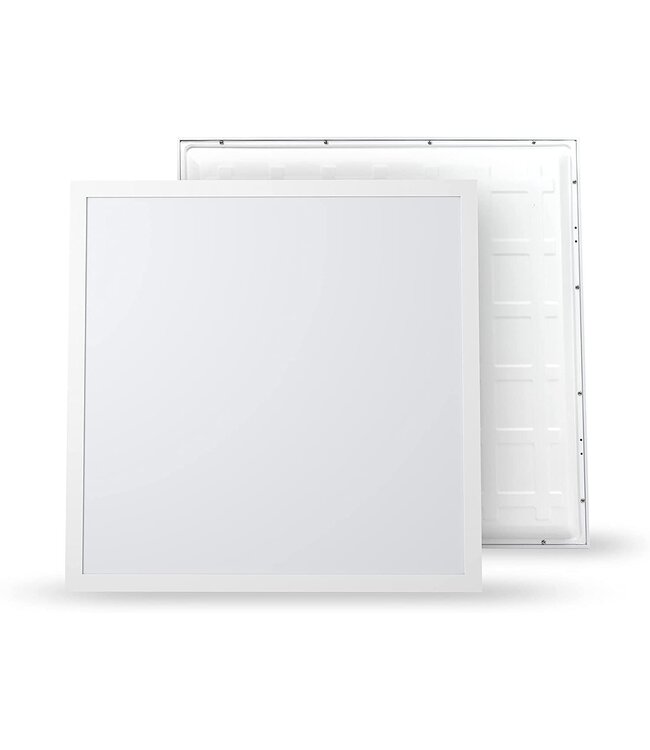 Back-lit UGR19 LED Paneel 60x60cm, 28W, 3900 Lumen (140lm/w), Color Switch (3000/4000/6000K), Flikkervrije Philips LED Driver, Stekkerklaar, 3 / 5 Jaar Garantie