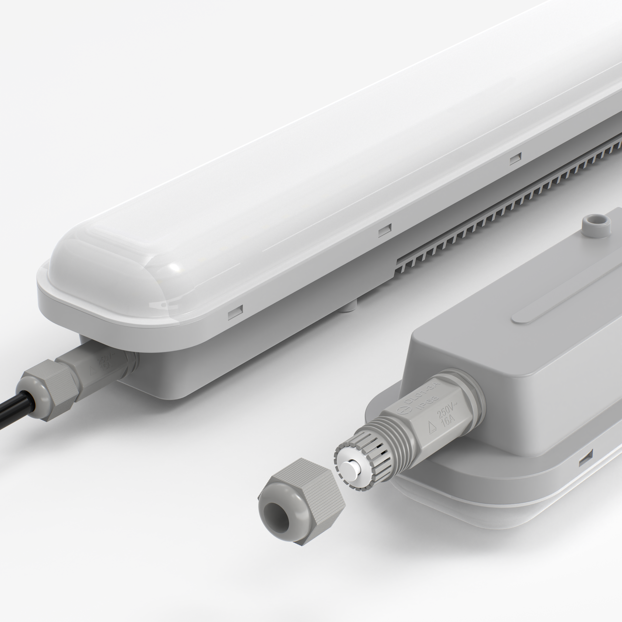 Led Tri Proof 153cm, 50w, 9500 Lumen (190lm/w), Koppelbaar, Flickerfree Philips LED Driver, IP65, 3 jaar garantie, foto 5 van 6