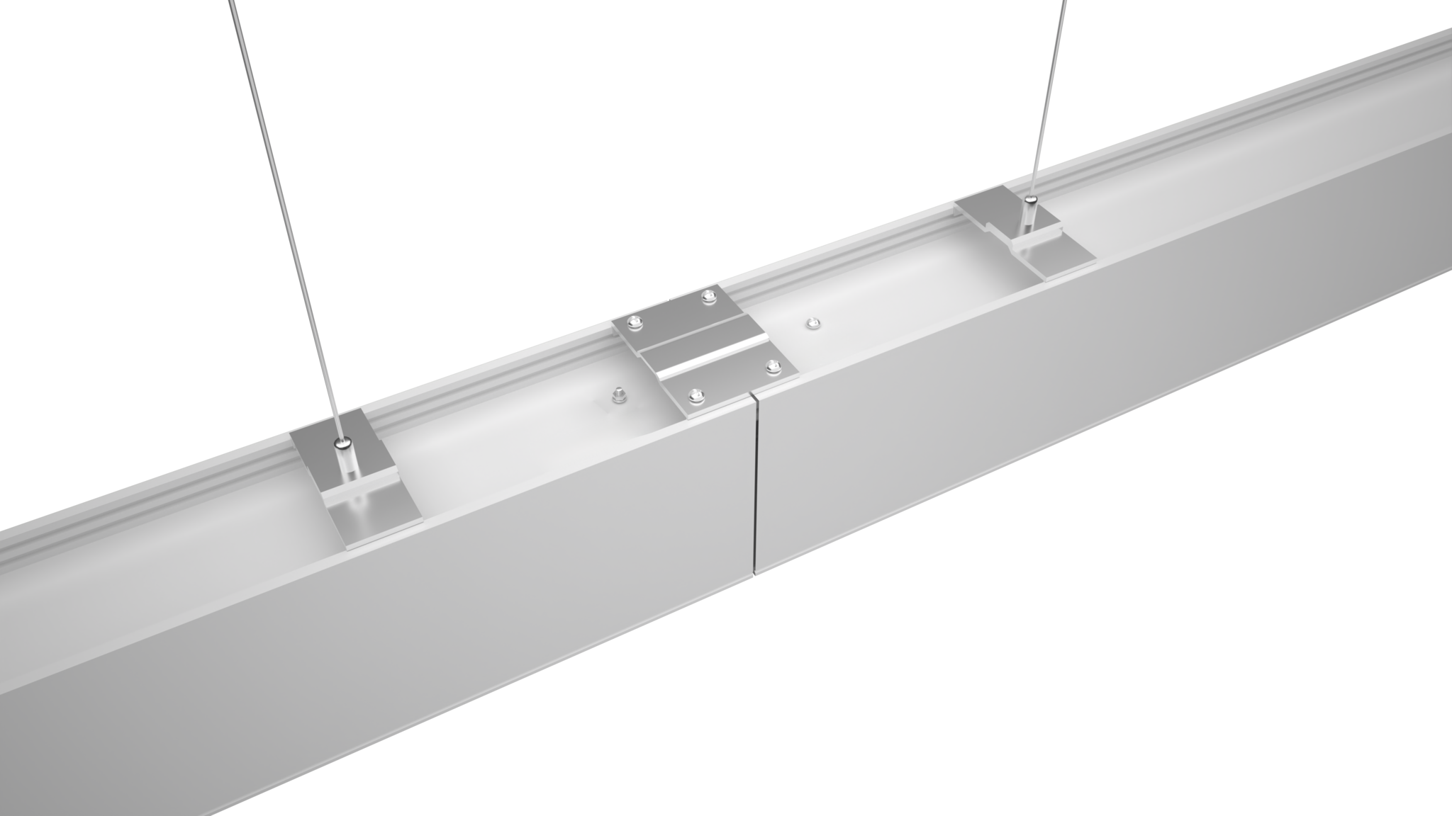 Led Linear Lamp 150cm, 48w, 5280 Lumen (110lm/w), Witkleurige behuizing, Koppelbaar, 3 Jaar Garantie, foto 3 van 6